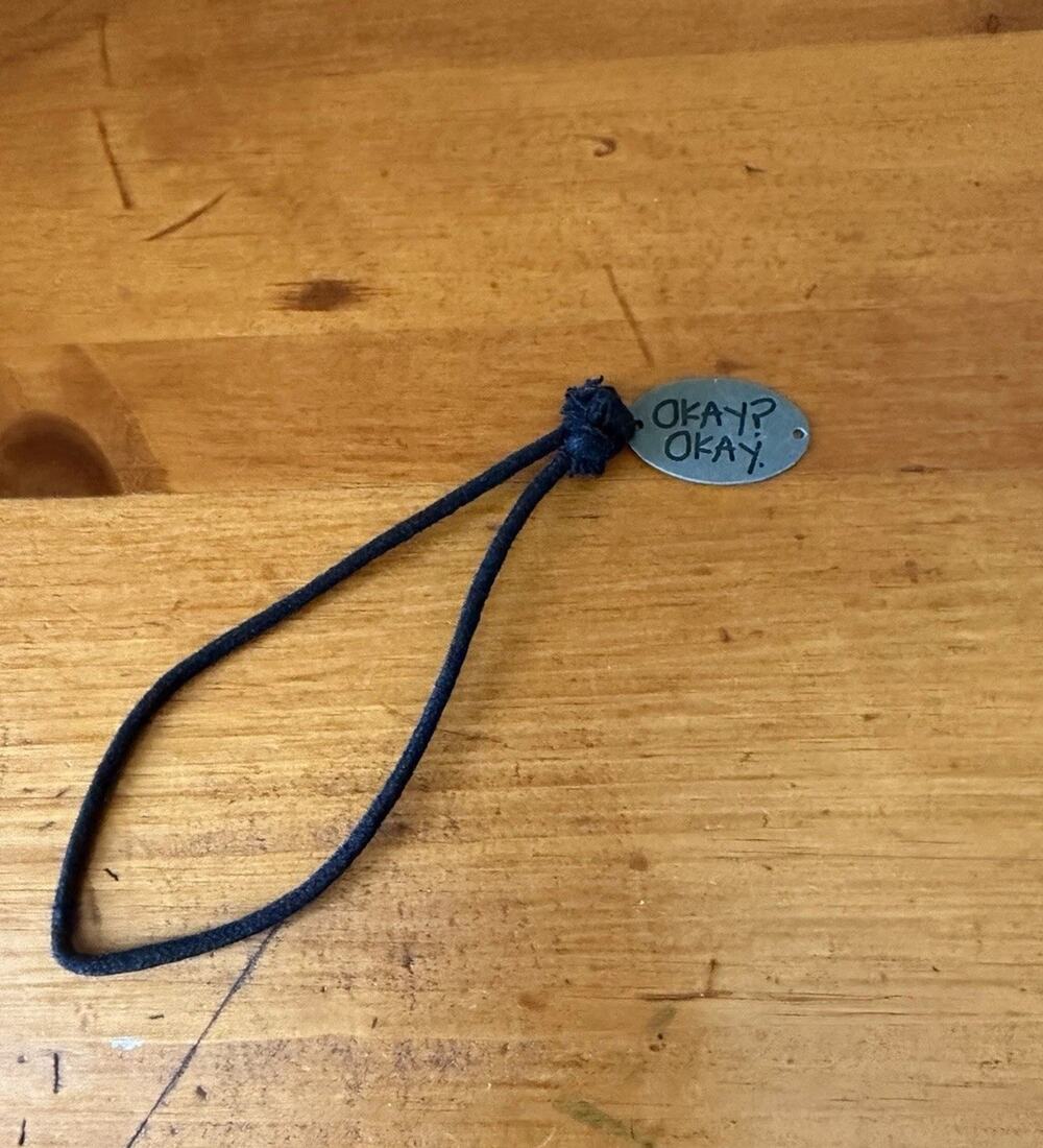 The Fault In Our Stars Okay Okay Bracelet Quote Fan Jewelry Black Cord